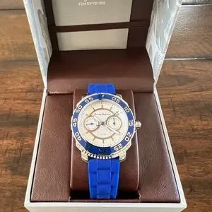Tommy Bahama Women’s Silicone Strap Watch Tommy Bahama TB00086-05 Surfside w/ Swarovski Crystals White  main image 4